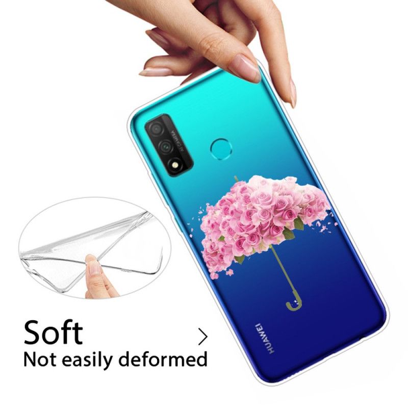 Futerały Huawei P Smart 2020 Etui na Telefon Parasol W Różach