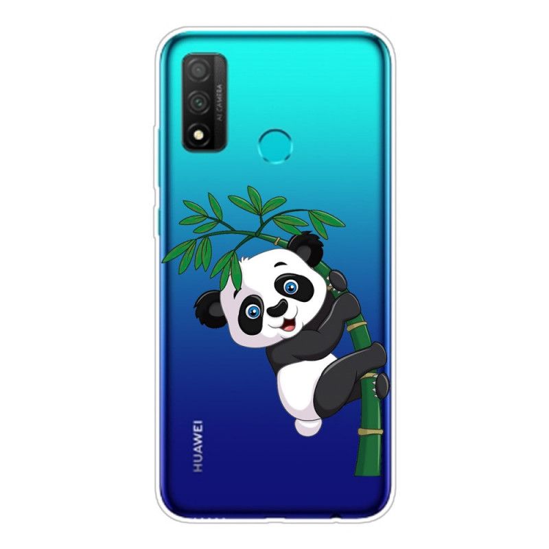 Futerały Huawei P Smart 2020 Etui na Telefon Przezroczysta Panda Na Bambusie