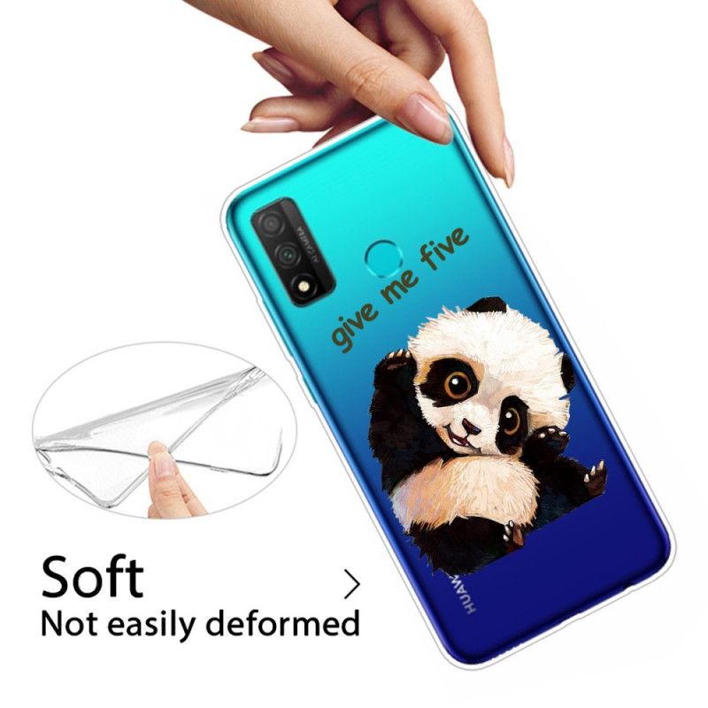 Futerały Huawei P Smart 2020 Etui na Telefon Przezroczysta Panda. Daj Mi Pięć