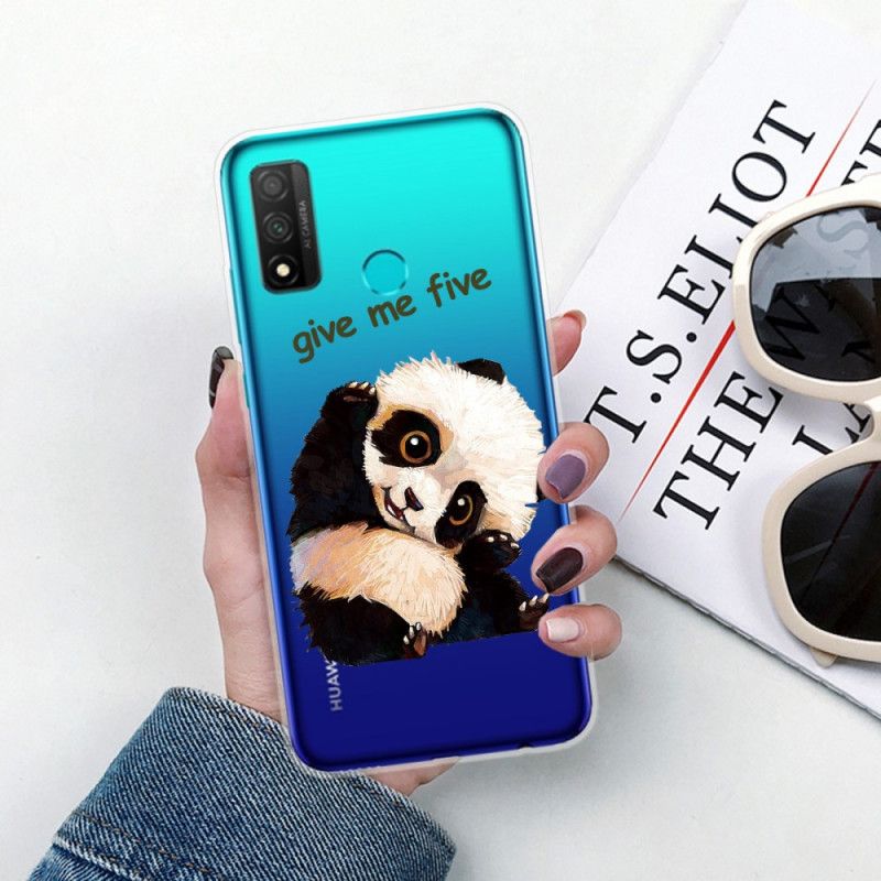 Futerały Huawei P Smart 2020 Etui na Telefon Przezroczysta Panda. Daj Mi Pięć