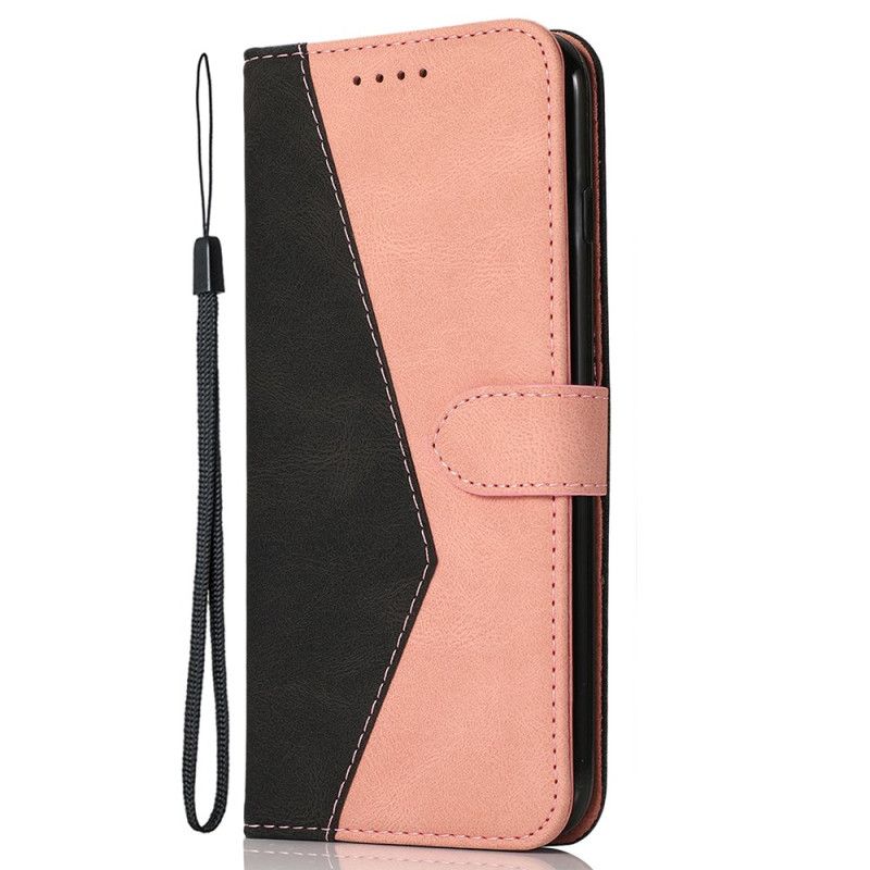 Etui Folio Xiaomi 14t Dwukolorowy Pasek Etui Ochronne