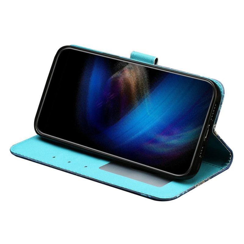 Etui Folio Xiaomi 14t Gwiaździste Niebo Z Paskiem