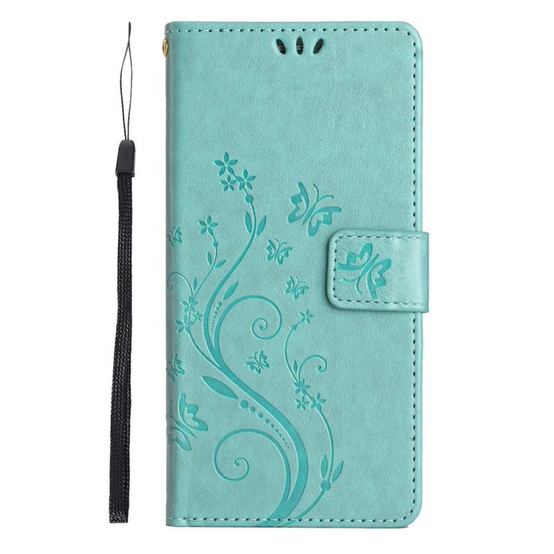 Etui Folio Xiaomi 14t Kwiatowy Z Paskiem Etui Ochronne