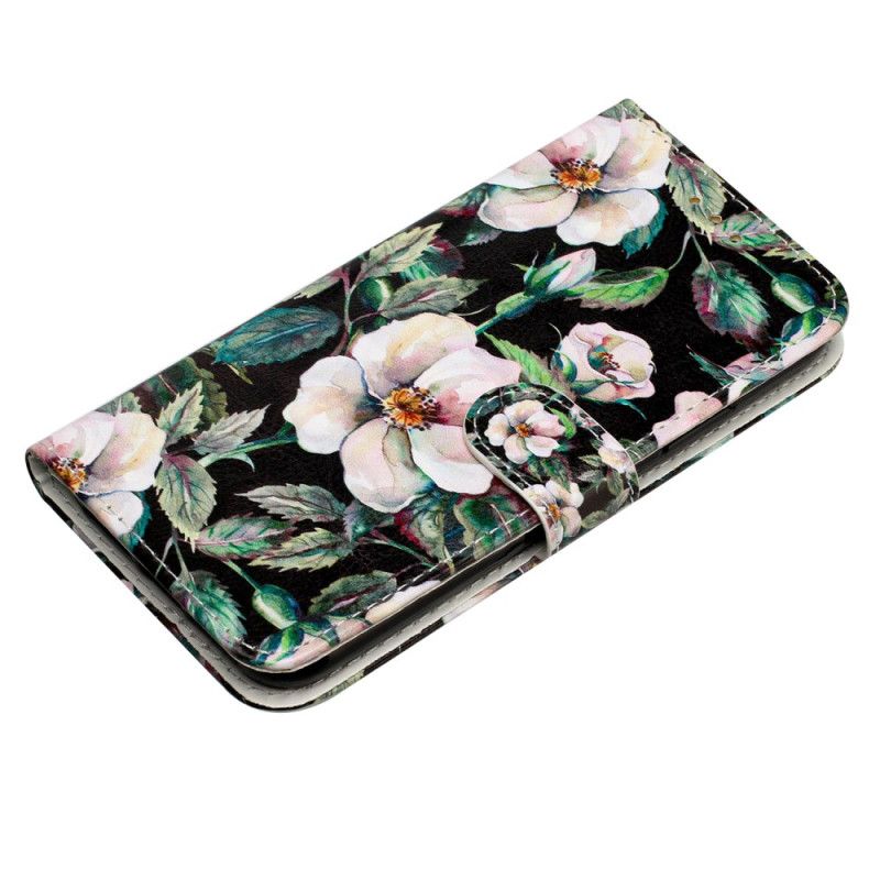 Etui Folio Xiaomi 14t Magnolie W Paski Etui Ochronne