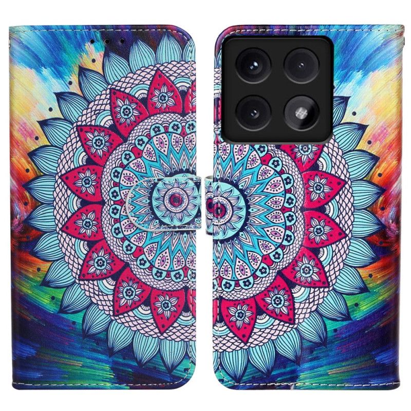 Etui Folio Xiaomi 14t Mandala Premium Etui Ochronne