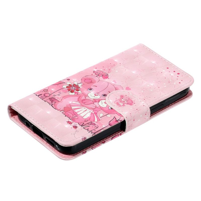 Etui Folio Xiaomi 14t Misie Na Smyczy