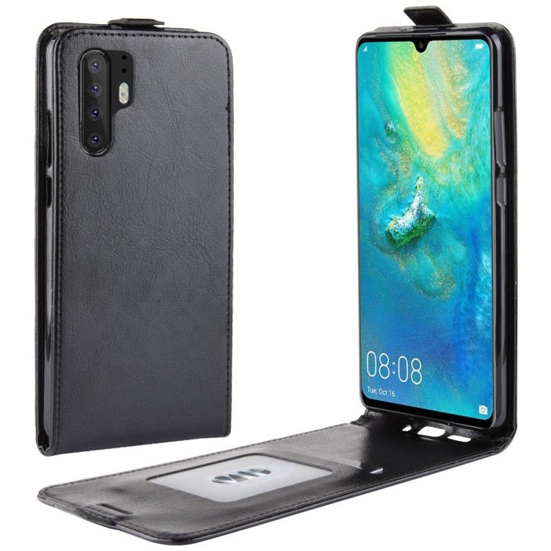 Etui Folio Huawei P30 Pro Biały Czarny Składany