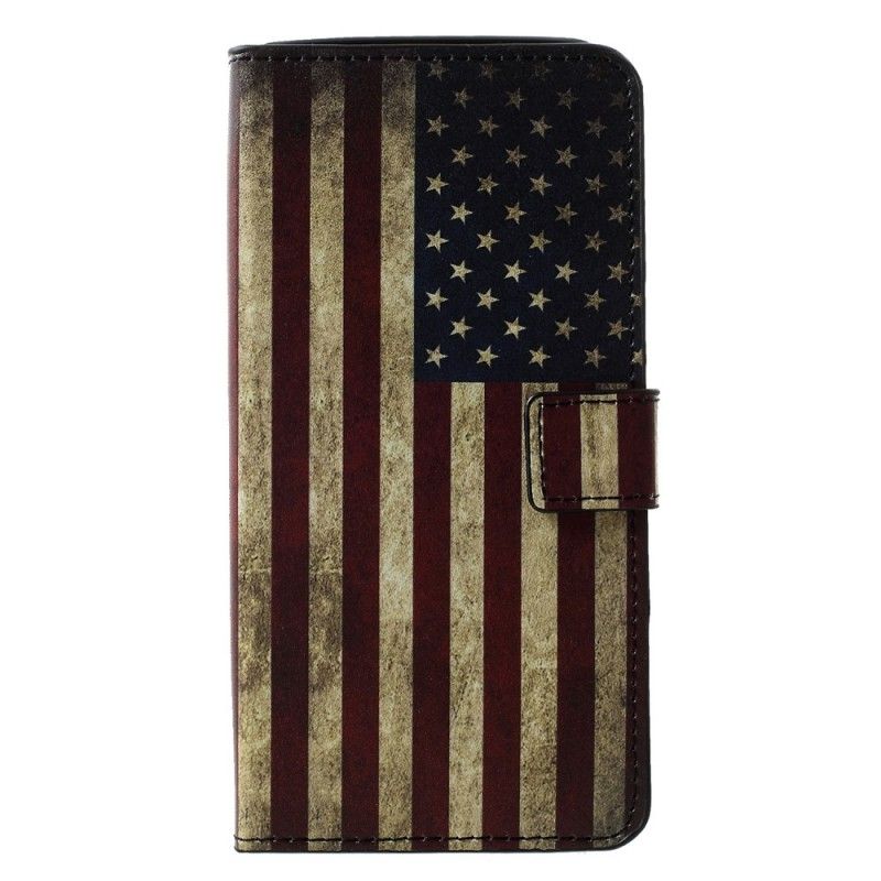 Etui Folio Huawei P30 Pro Flaga Usa