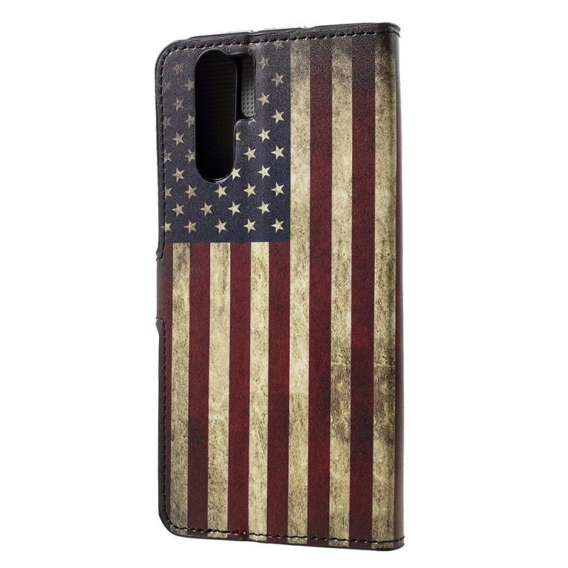 Etui Folio Huawei P30 Pro Flaga Usa