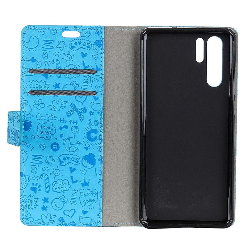 Etui Folio Huawei P30 Pro Słodka Miłość