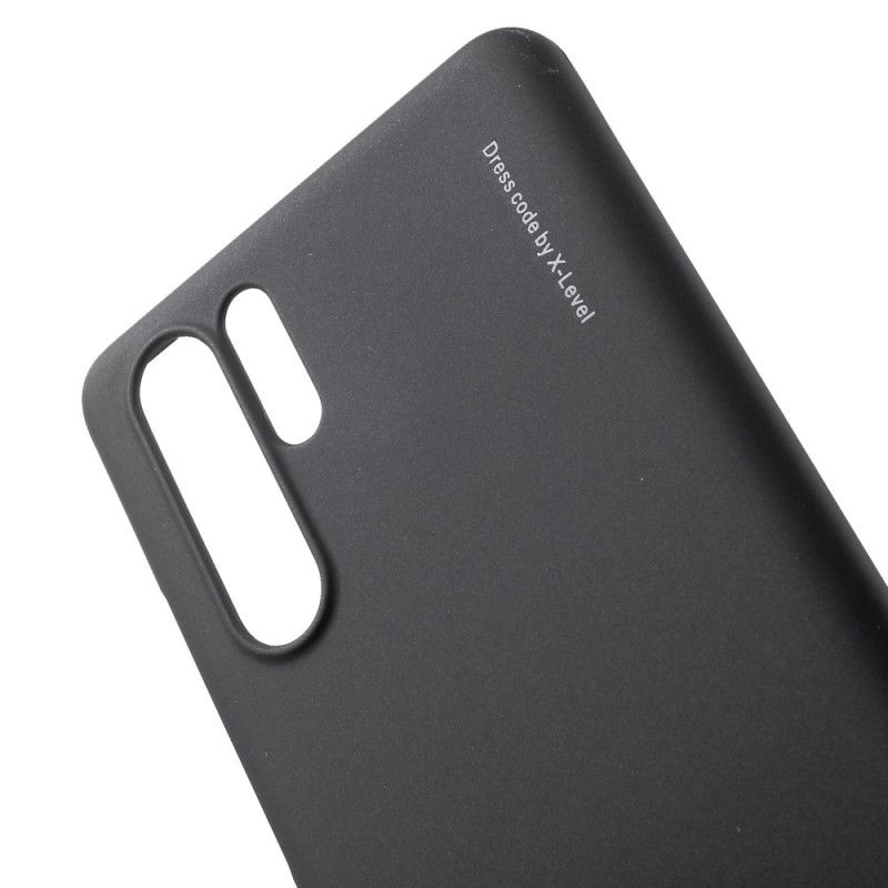 Etui Huawei P30 Pro Ciemnoczerwony Czarny Efekt Metaliczny Na Poziomie X