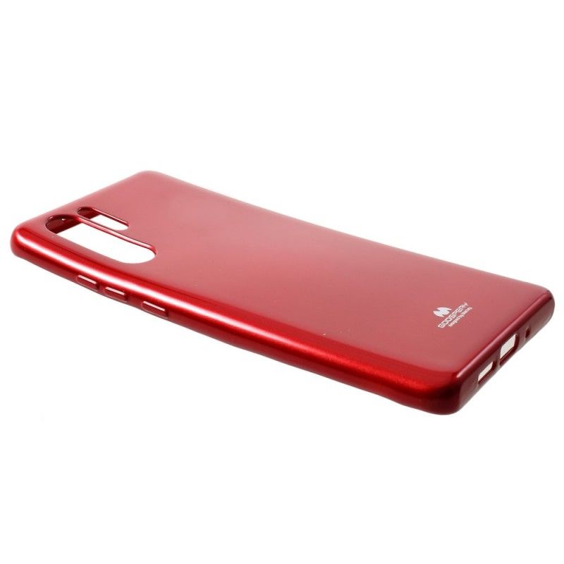 Etui Huawei P30 Pro Czerwony Czarny Efektowny Metaliczny Efekt Rtęci