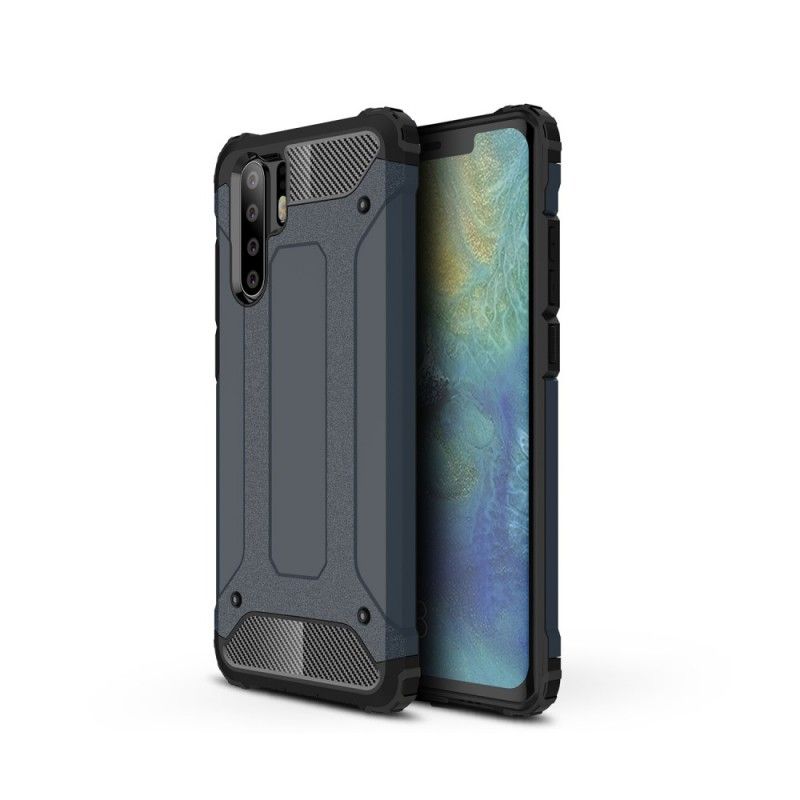 Etui Huawei P30 Pro Czerwony Czarny Ocalały