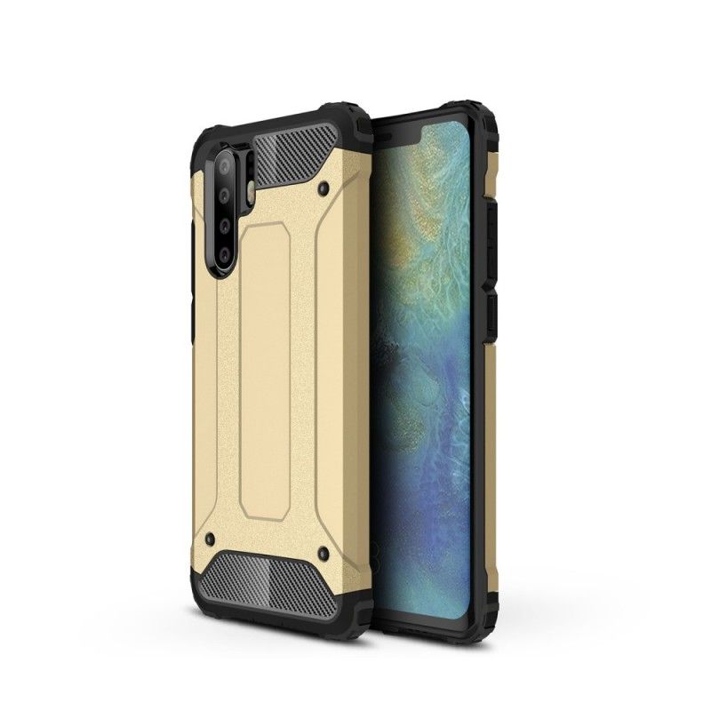 Etui Huawei P30 Pro Czerwony Czarny Ocalały