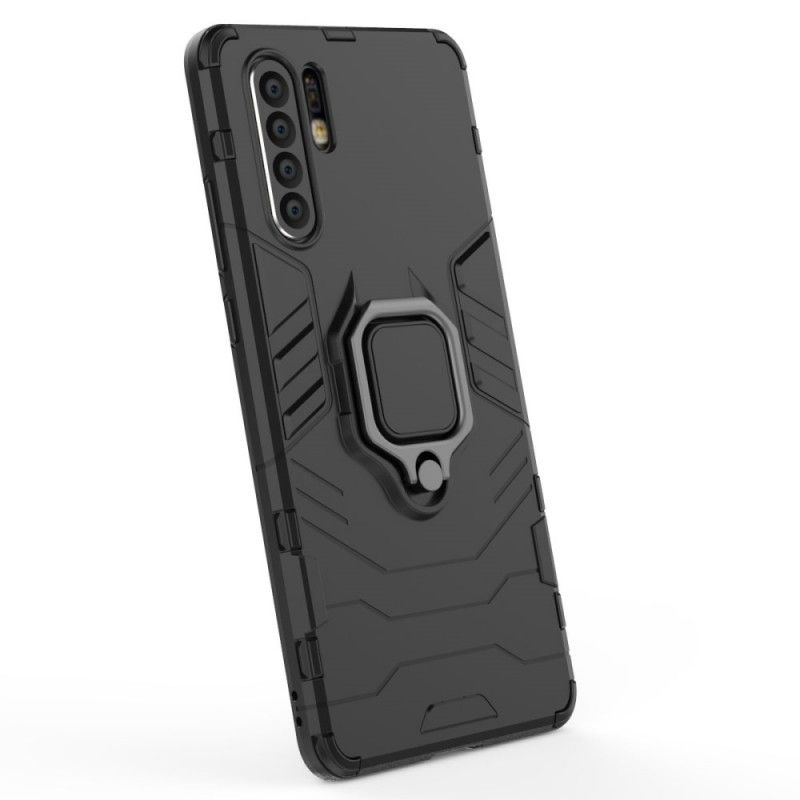 Etui Huawei P30 Pro Czerwony Czarny Pierścień Oporowy