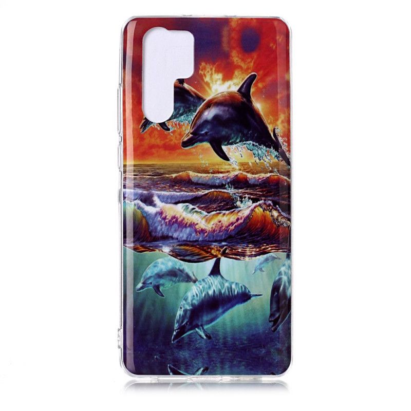 Etui Huawei P30 Pro Delfiny Na Wolności