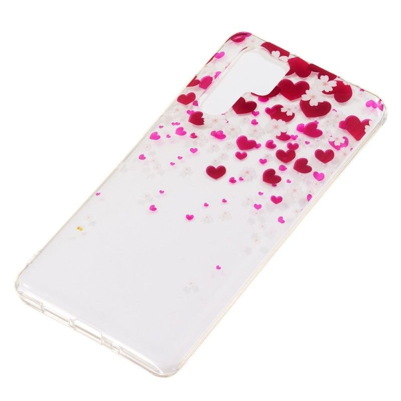 Etui Huawei P30 Pro Deszcz Serc