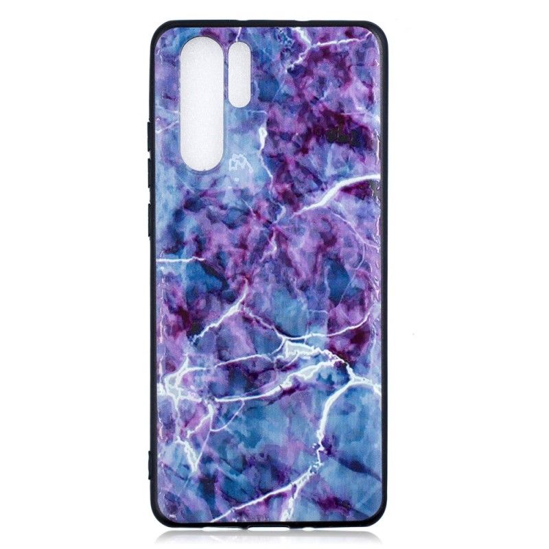 Etui Huawei P30 Pro Fioletowy Marmur Etui Ochronne