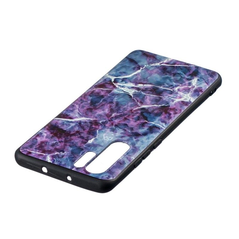 Etui Huawei P30 Pro Fioletowy Marmur Etui Ochronne