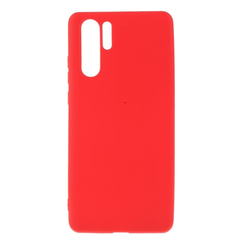 Etui Huawei P30 Pro Różowy Czarny Silikon