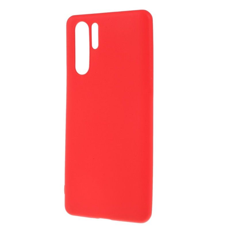 Etui Huawei P30 Pro Różowy Czarny Silikon