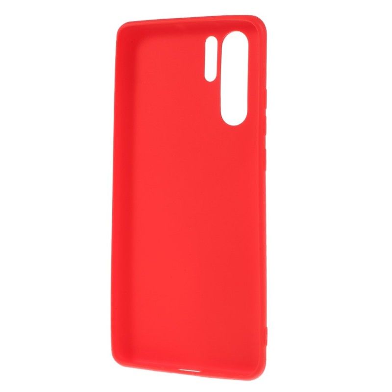 Etui Huawei P30 Pro Różowy Czarny Silikon