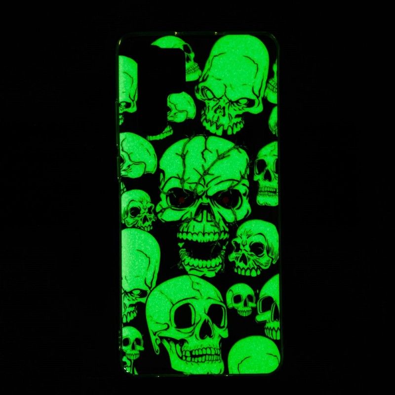 Etui Huawei P30 Pro Uwaga Fluorescencyjne Czaszki