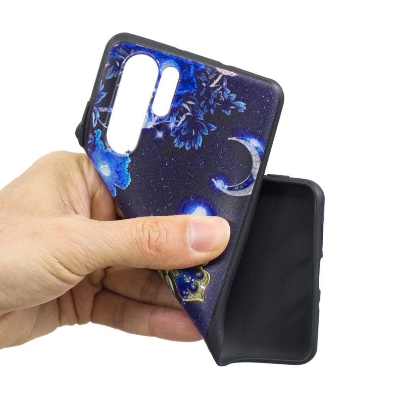 Etui Huawei P30 Pro Złoty Motyl Etui Ochronne