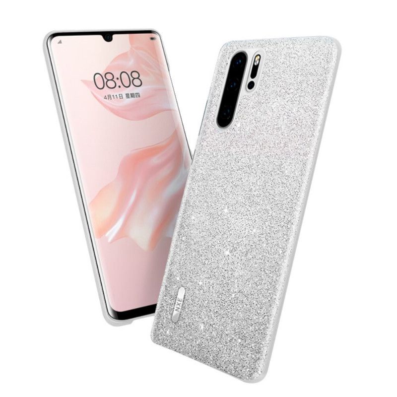 Futerały Huawei P30 Pro Cyjan Srebrny Etui na Telefon Kryształ Górski Na Poziomie X