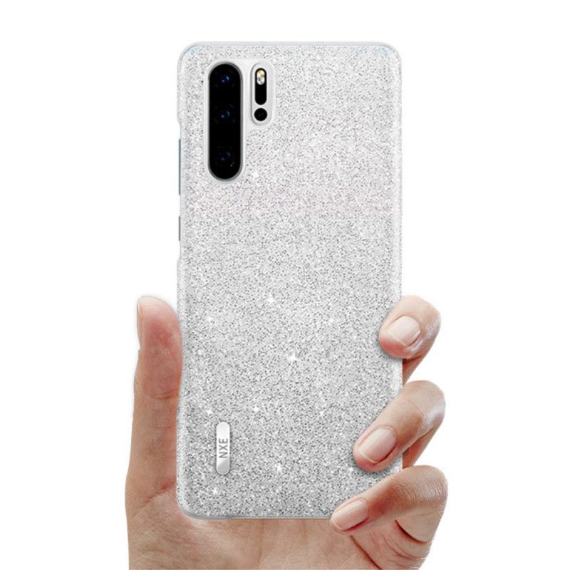 Futerały Huawei P30 Pro Cyjan Srebrny Etui na Telefon Kryształ Górski Na Poziomie X