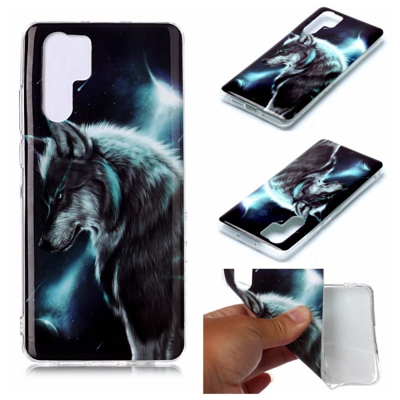 Futerały Huawei P30 Pro Etui na Telefon Królewski Wilk