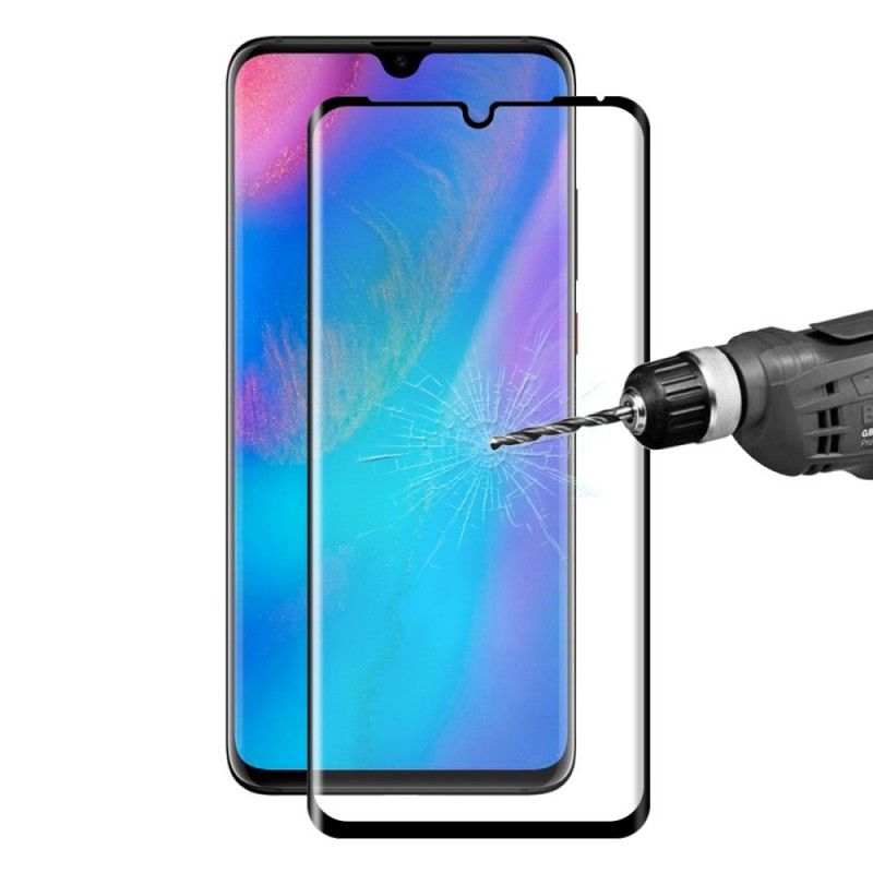 Ochrona Ze Szkła Hartowanego Huawei P30 Pro Przezroczysty Czarny Hat Prince