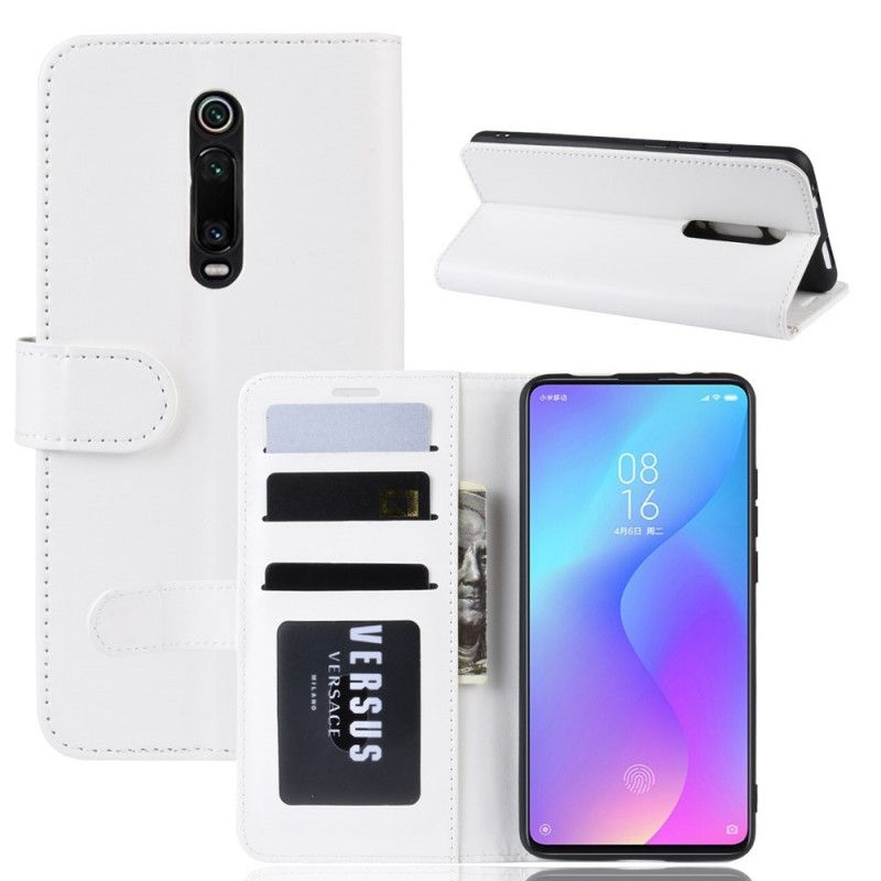 Etui Folio Xiaomi Mi 9T / Mi 9T Pro Czarny Ultra Sztuczna Skóra