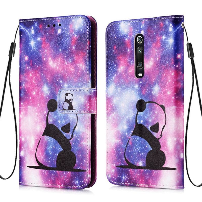 Etui Folio Xiaomi Mi 9T / Mi 9T Pro Galaktyczna Panda Etui Ochronne