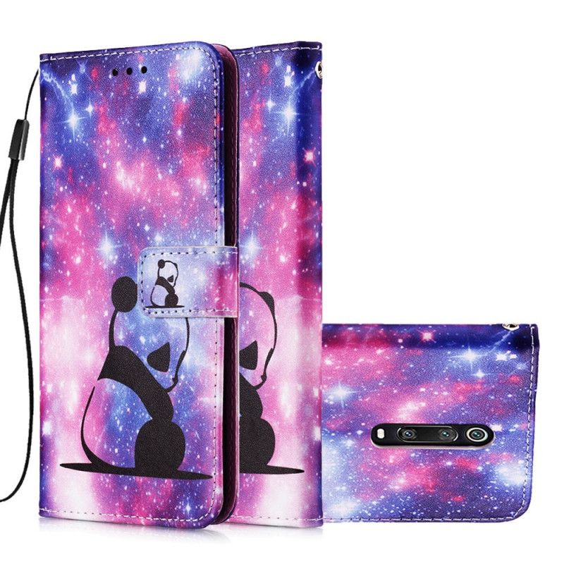 Etui Folio Xiaomi Mi 9T / Mi 9T Pro Galaktyczna Panda Etui Ochronne