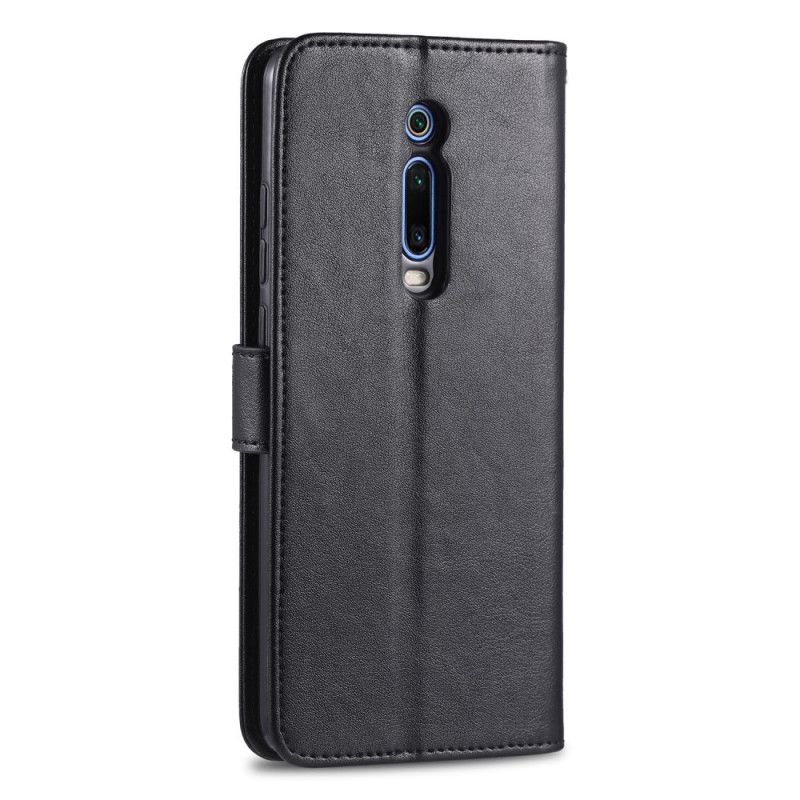 Etui Folio Xiaomi Mi 9T / Mi 9T Pro Magenta Czarny Luksusowe Azns Etui Ochronne