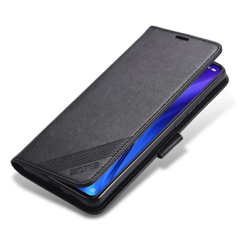 Etui Folio Xiaomi Mi 9T / Mi 9T Pro Magenta Czarny Luksusowe Azns Etui Ochronne