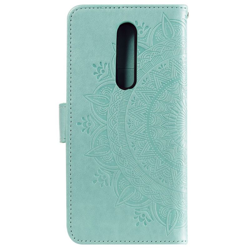 Etui Folio Xiaomi Mi 9T / Mi 9T Pro Magenta Szary Mandala Słońca