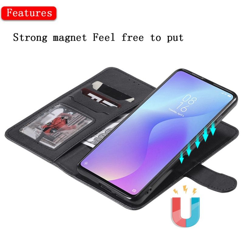 Etui Folio Xiaomi Mi 9T / Mi 9T Pro Odpinana Skorupa Z Paskiem