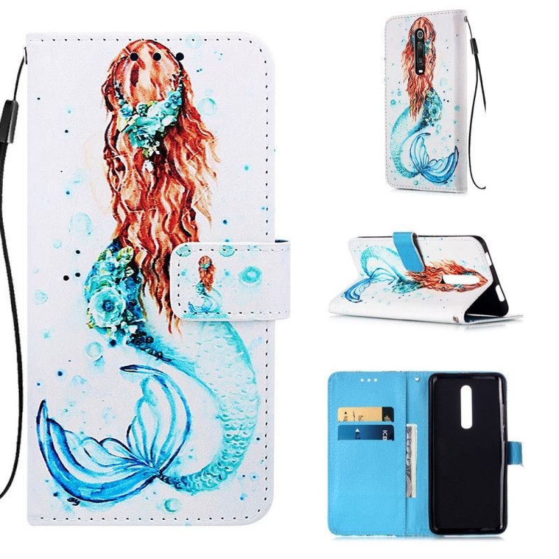 Etui Folio Xiaomi Mi 9T / Mi 9T Pro Rozmyślania Syreny Stringi Etui Ochronne