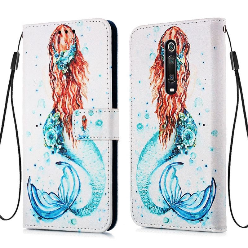 Etui Folio Xiaomi Mi 9T / Mi 9T Pro Rozmyślania Syreny Stringi Etui Ochronne