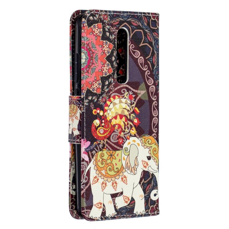 Etui Folio Xiaomi Mi 9T / Mi 9T Pro Słonie Indyjskie Etui Ochronne