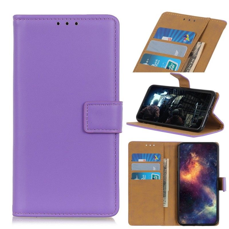 Etui Folio Xiaomi Mi 9T / Mi 9T Pro Srebrny Czarny Prosta Sztuczna Skóra