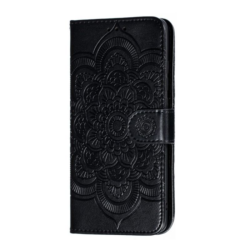 Etui Folio Xiaomi Mi 9T / Mi 9T Pro Szary Czarny Cała Mandala Etui Ochronne