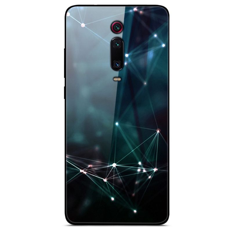 Etui Xiaomi Mi 9T / Mi 9T Pro Abstrakcyjne Kolory Szkła Hartowanego