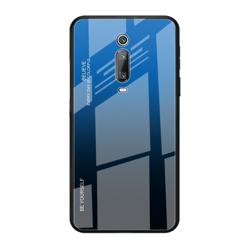 Etui Xiaomi Mi 9T / Mi 9T Pro Bądź Sobą Hartowane Szkło Etui Ochronne