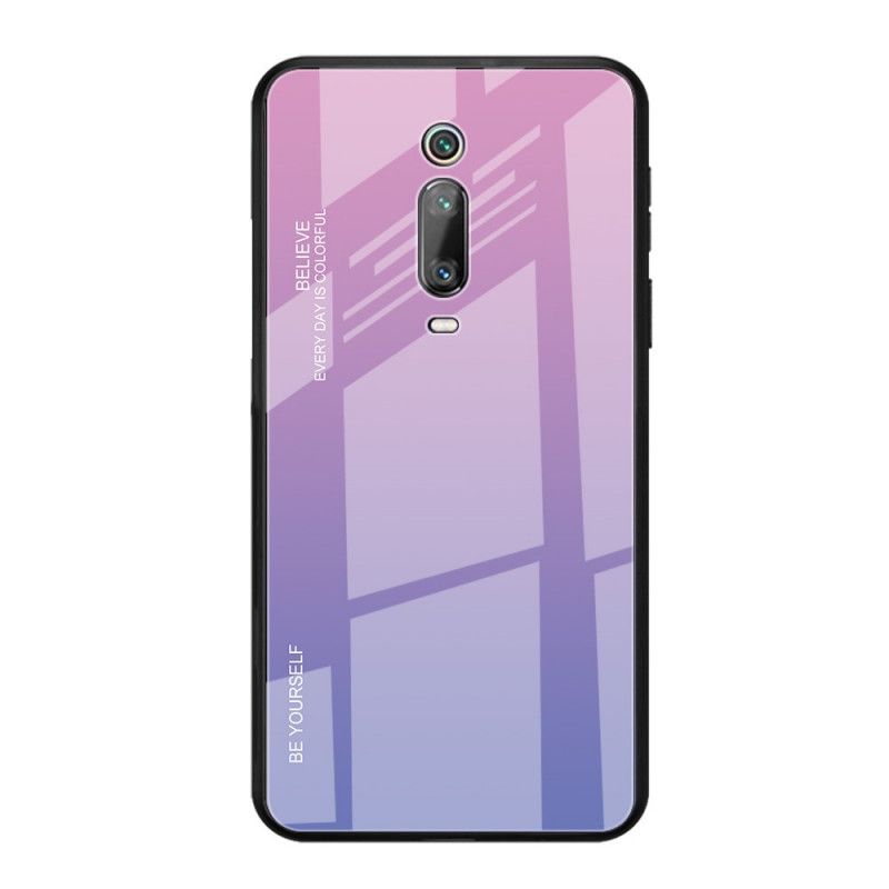 Etui Xiaomi Mi 9T / Mi 9T Pro Bądź Sobą Hartowane Szkło Etui Ochronne