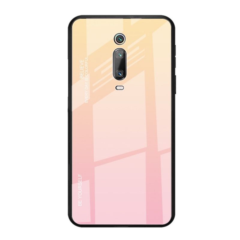 Etui Xiaomi Mi 9T / Mi 9T Pro Bądź Sobą Hartowane Szkło Etui Ochronne