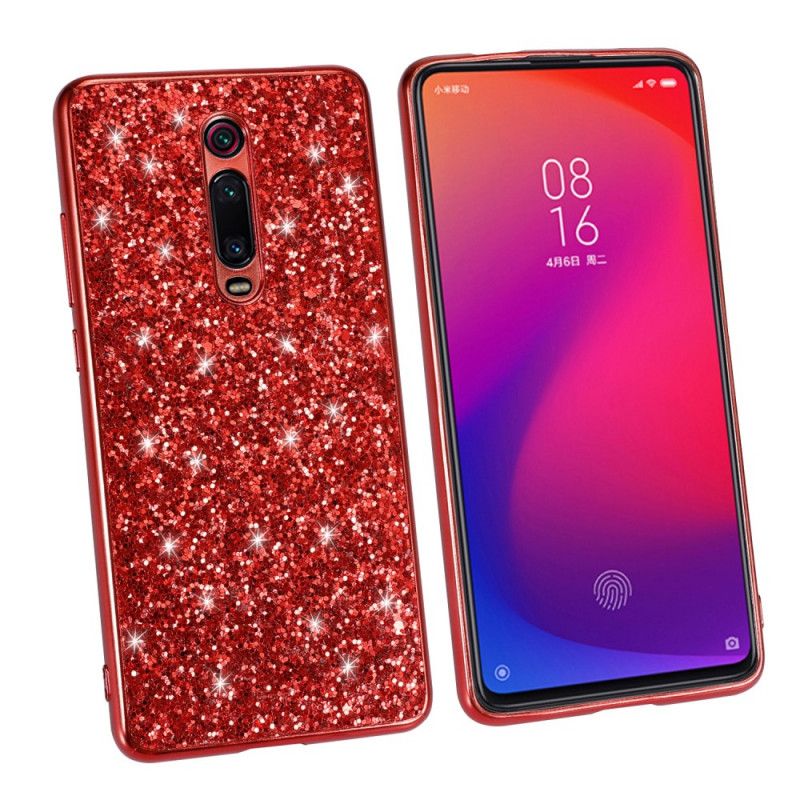 Etui Xiaomi Mi 9T / Mi 9T Pro Czerwony Czarny Ja Jestem Blaskiem Etui Ochronne