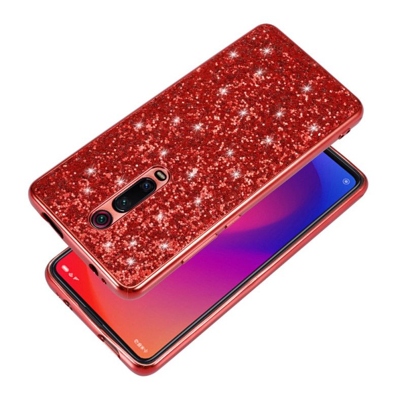 Etui Xiaomi Mi 9T / Mi 9T Pro Czerwony Czarny Ja Jestem Blaskiem Etui Ochronne